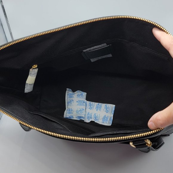 Coach Gallery Tote with Diary Embroidery C8365 Black Multi - Picture 6 of 8